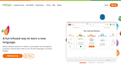 Desktop Screenshot of mangolanguages.com